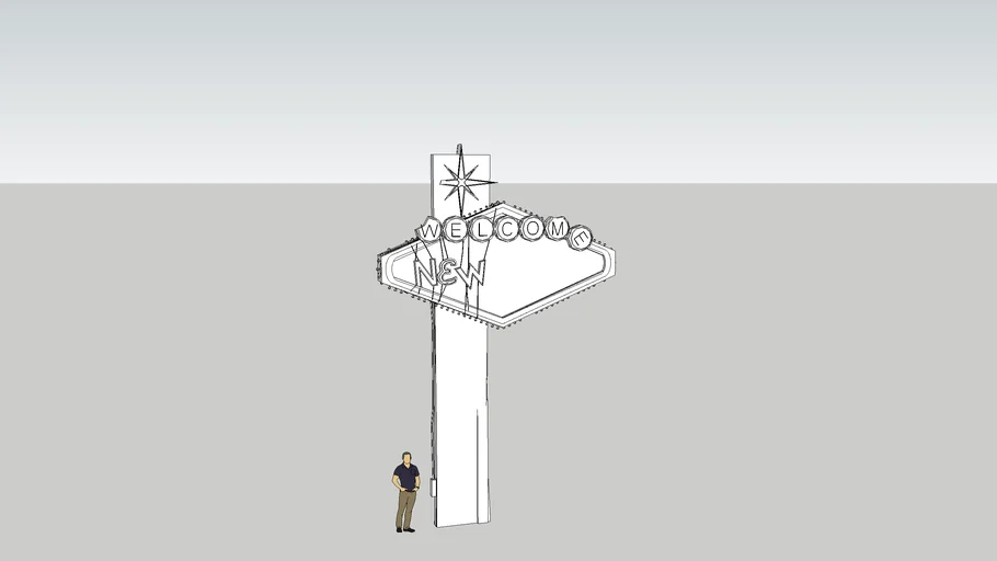 Fallout New Vegas Welcome Sign