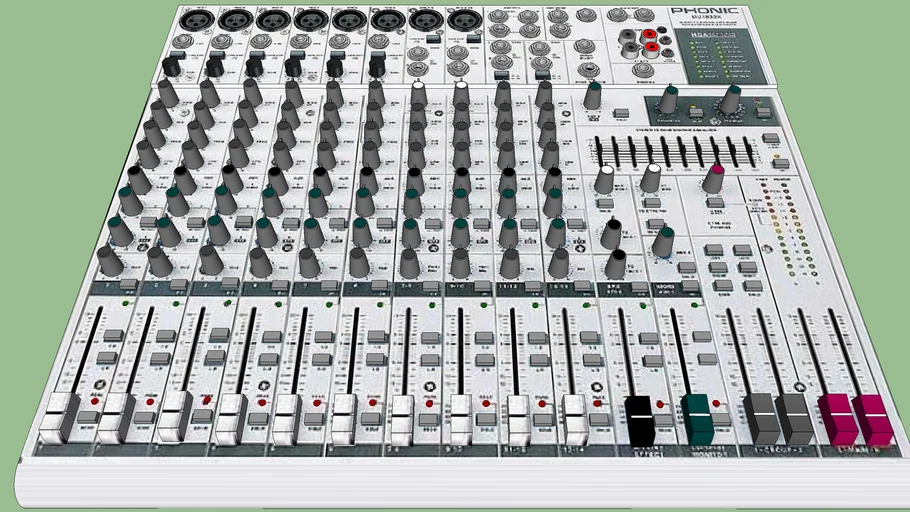 Mix-Phonic MU1822X | 3D Warehouse