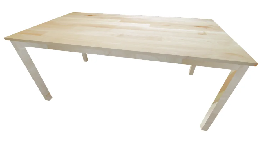 IKEA BJURSTA Mesa de comedor, 10 plazas, chapa abedul