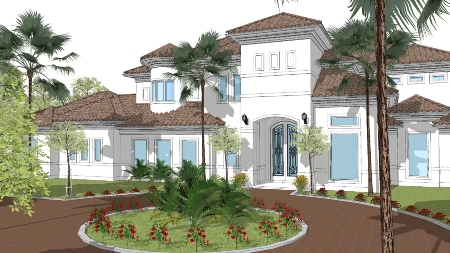 2-Story Mediterranean House 