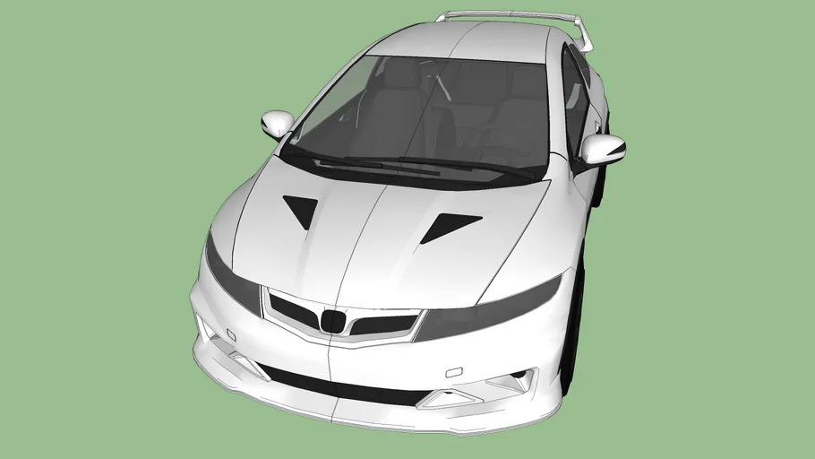 Honda Civic Type-R | 3D Warehouse