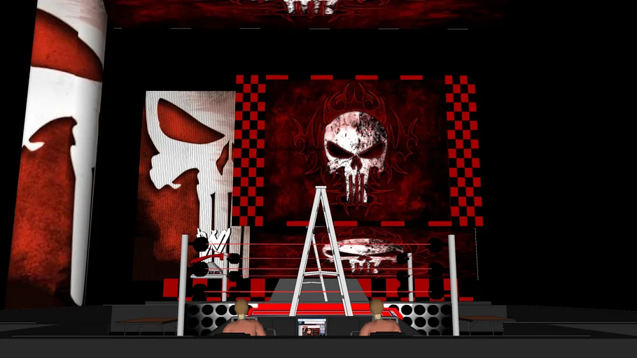 My Custom WWE Stage + Ringside