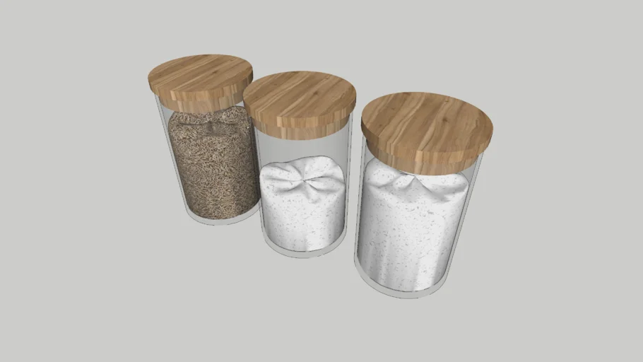 Utensílios de cozinha - Pote de vidros