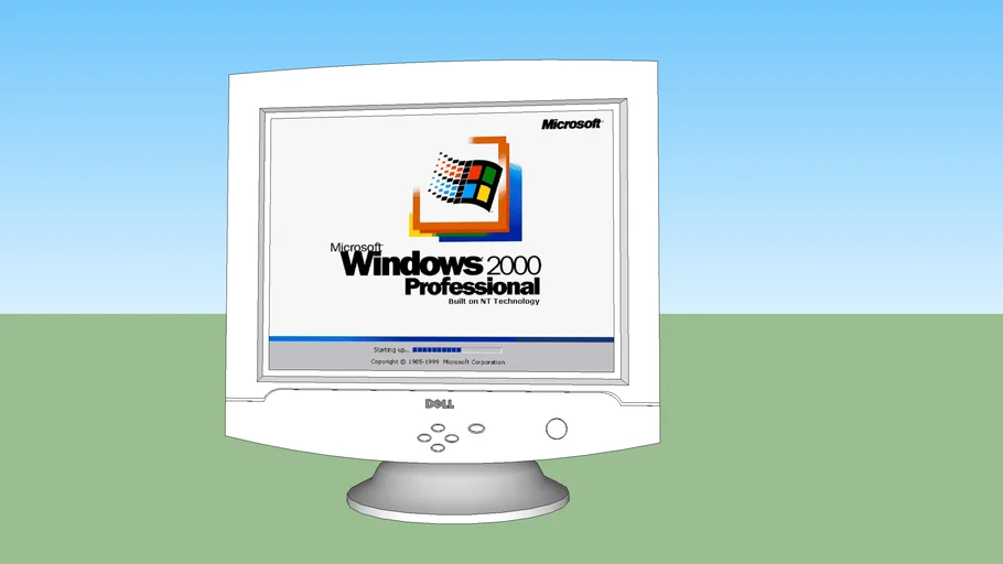 Dell CRT monitor (E772p) (white/beige)