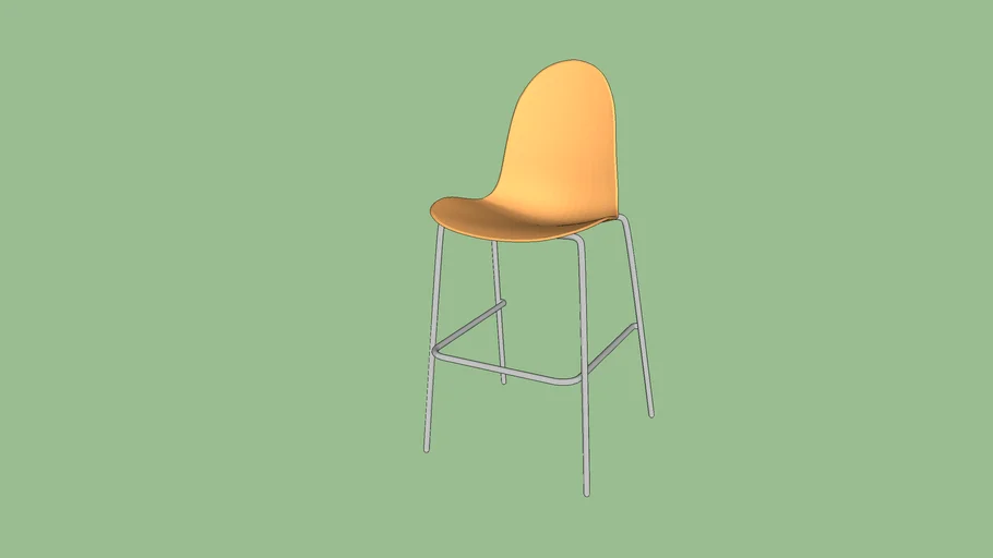 3x2 -  Four Leg Barstool - Model 7312