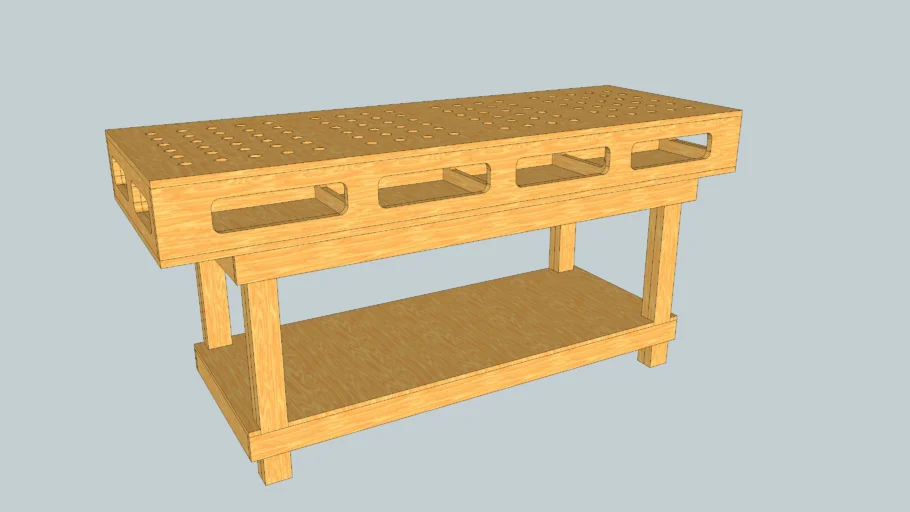 Sam's Ultimate Festool Woodworking Workbench