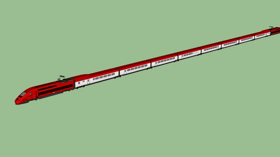 TGV Thalys PBKA 旧塗装 タリスPBKA型 - 世界の鉄道（裏辺研究所）