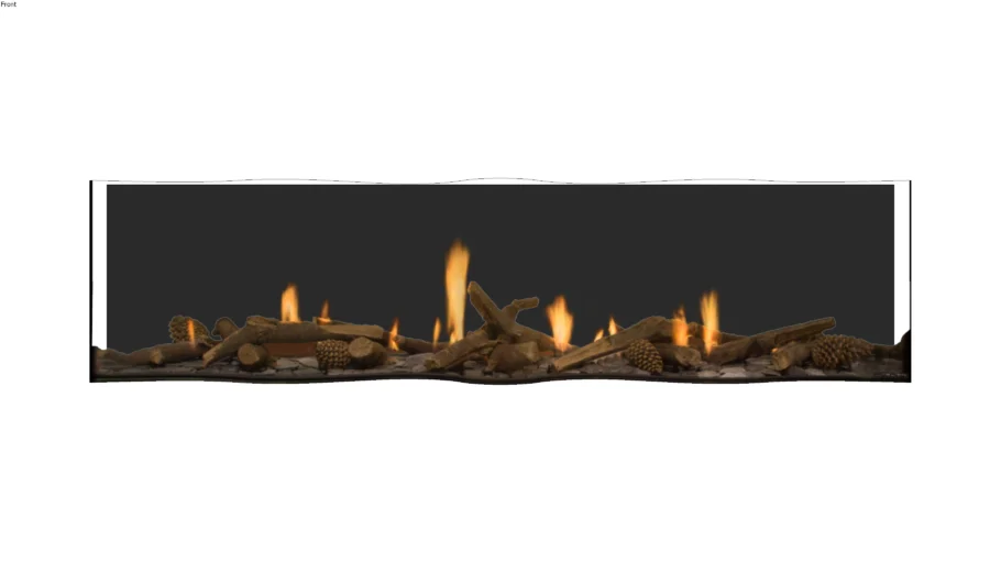 Fireplace fire