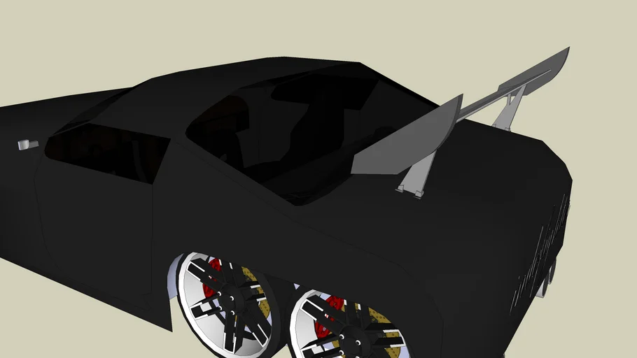 black race car | 3D Warehouse