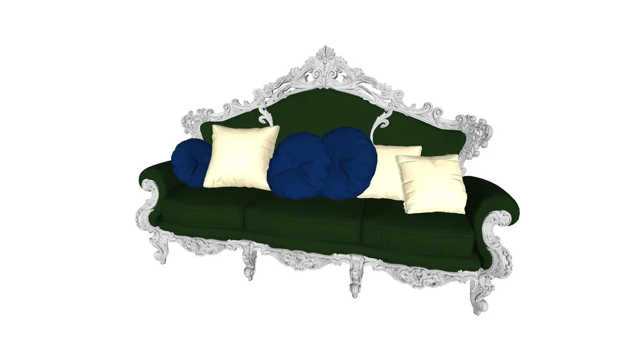 3d model in Camel Back Sofa