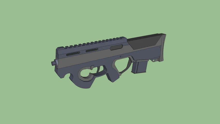 PDR Sub-machine gun by MagPull Industries, moddled by me.