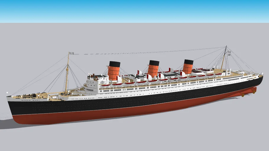 RMS Queen Mary 1936