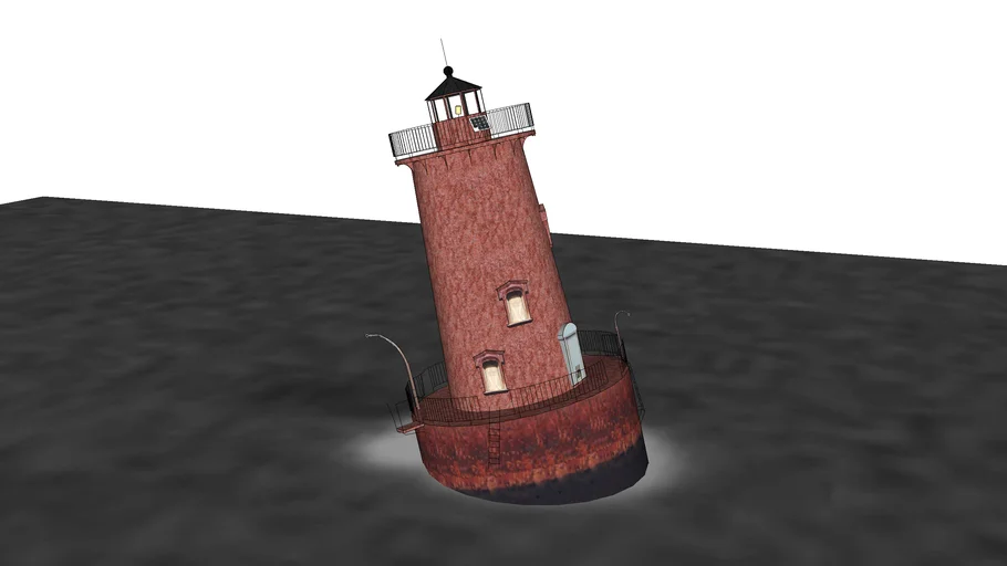 Sharps Island Lighthouse off Tilghman Island, MD.