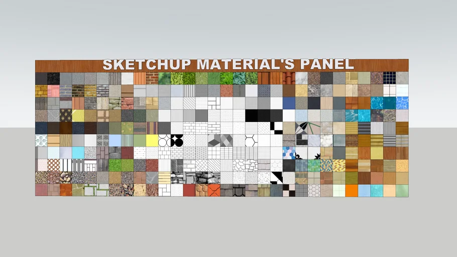 SKETCHUP MATERIAL'S