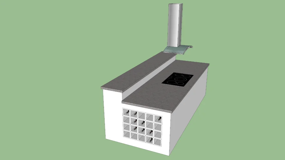 Kitchen island (with stove)