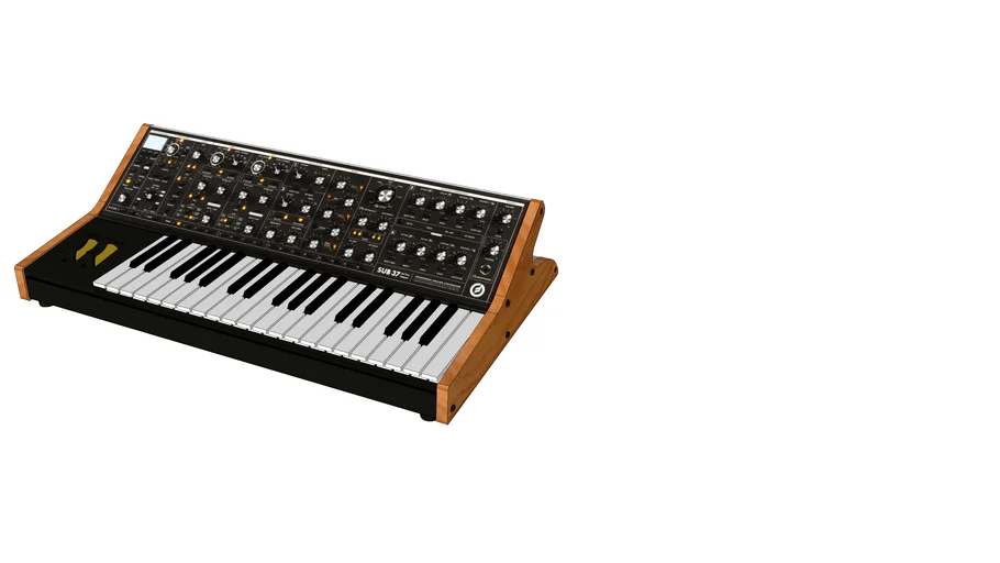 Moog sub37 | 3D Warehouse