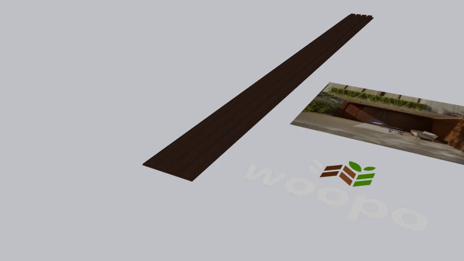 Painel Ripado WPC Externo Cor Ipê