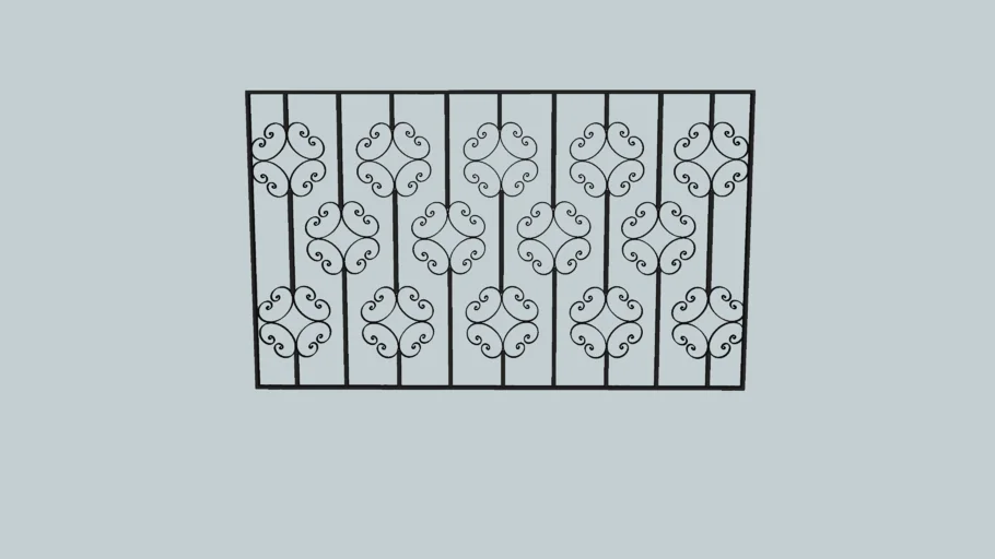Reja de forja artistica 009