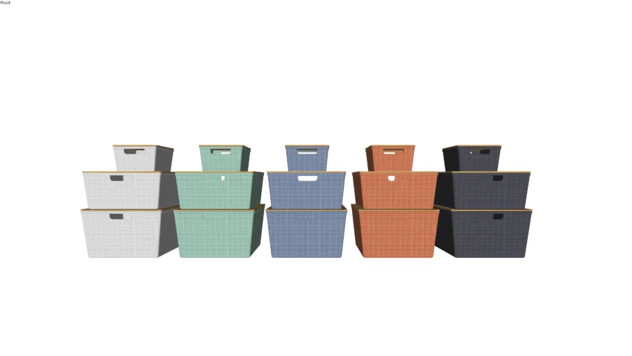 Organizador de Objetos_Plástico_Decor