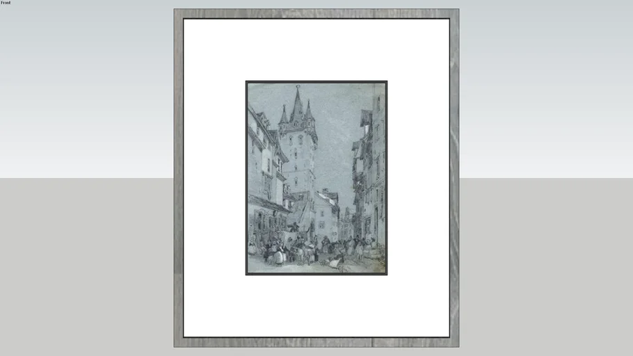 Art - 19th Century Street Scene