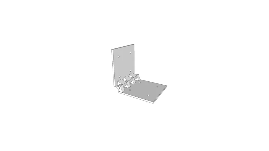 12 inch box truss hinge plate