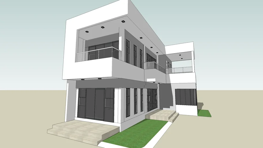 modern house arch. marce 3d