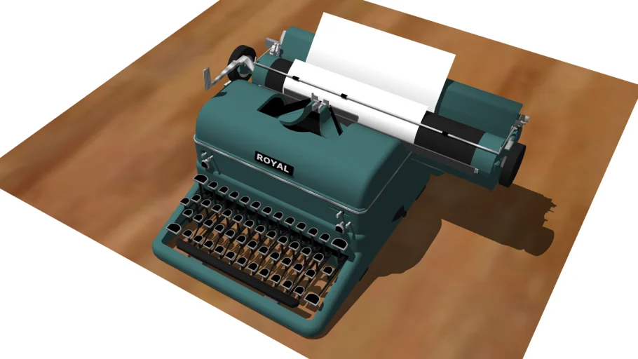 Old Royal Manual Typewriter