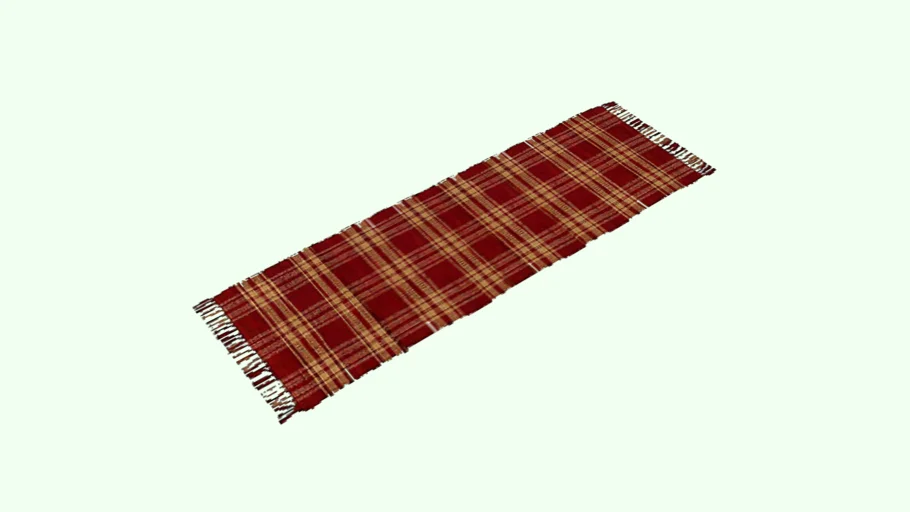 Red Rag Rug Runner