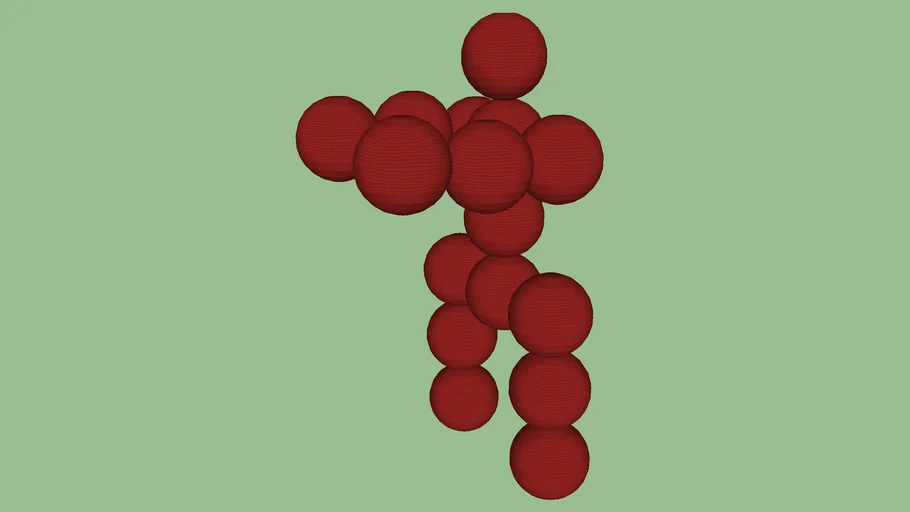 Giant Red Circle Robot