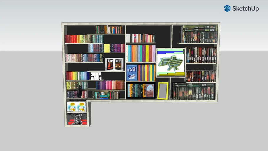 Bookcase. Книжкова шафа