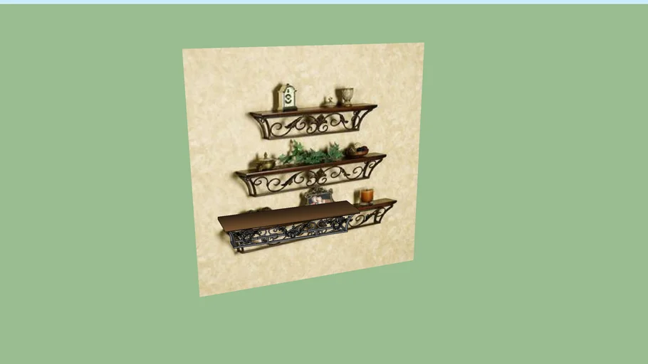 ANTIQUE WALL SHELF