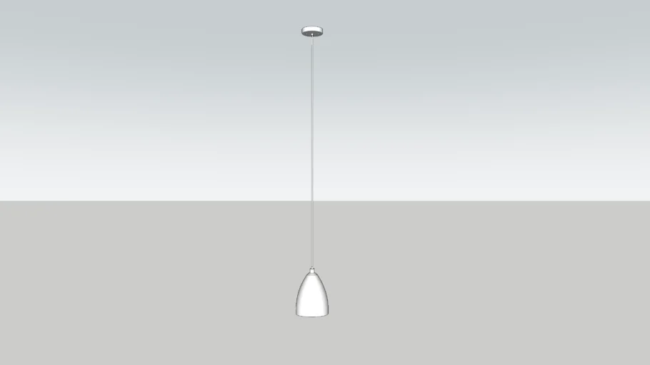 Pendente Cone Branco 
