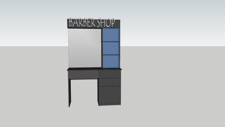 mueble barberia