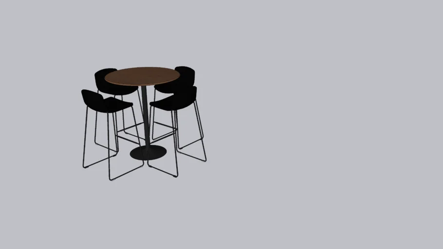 high top table and chairs