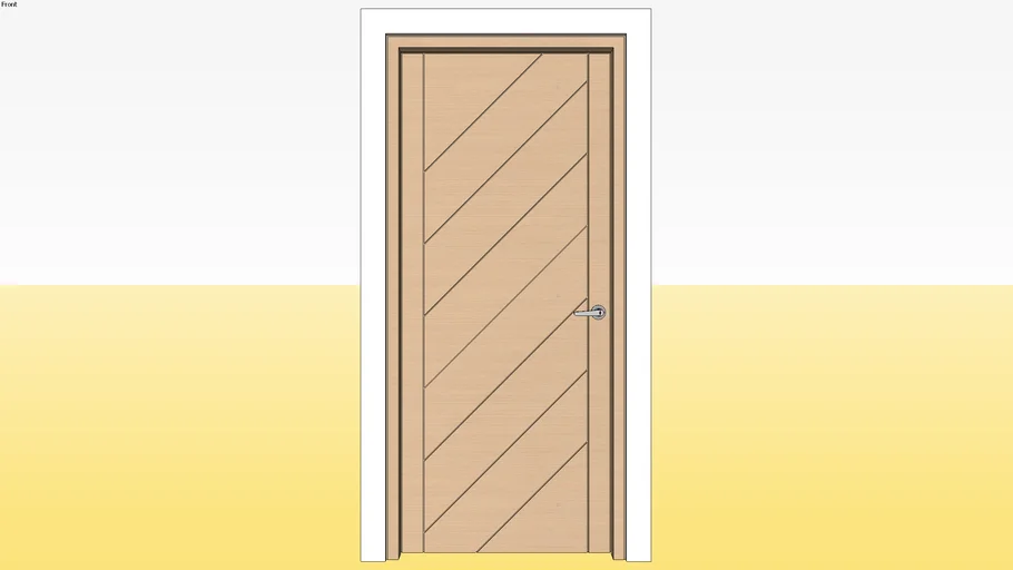 Flush Door D8 900 x 2100 Jamb 5
