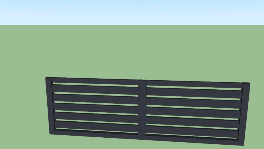 Portail coulissant alu 