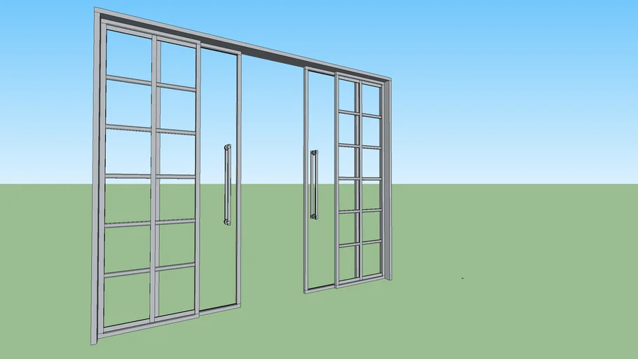 porta de aluminio