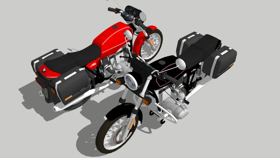 MOTO  BMW R45 - 1978
