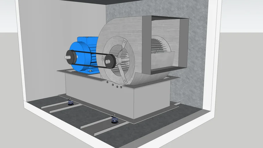 CENTRIFUGAL FAN ASSEMBLY FOR AHU - VENTILATEUR CENTRIFUGE POUR CTA