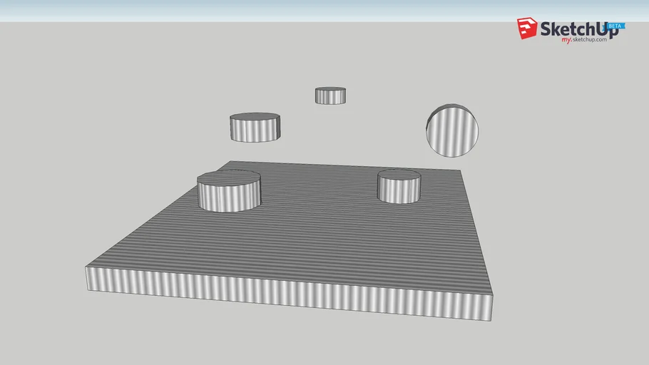 Maqueta representativa de la energía Magnetica N°lista 7