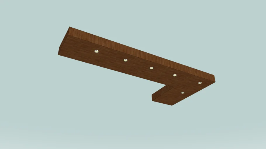 Modern L-Shaped Ceiling Design
