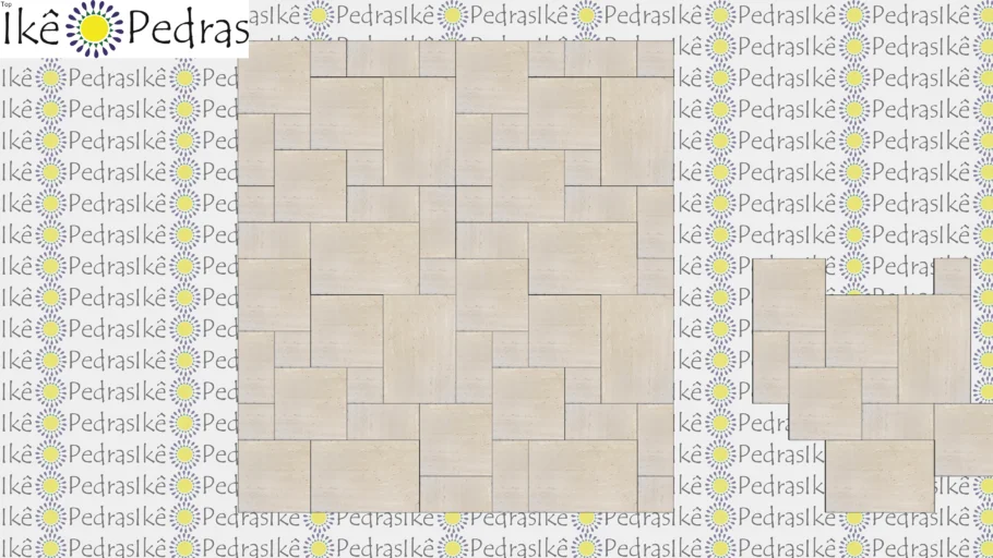 Travertino French Pattern Ikê Pedras | 3D Warehouse