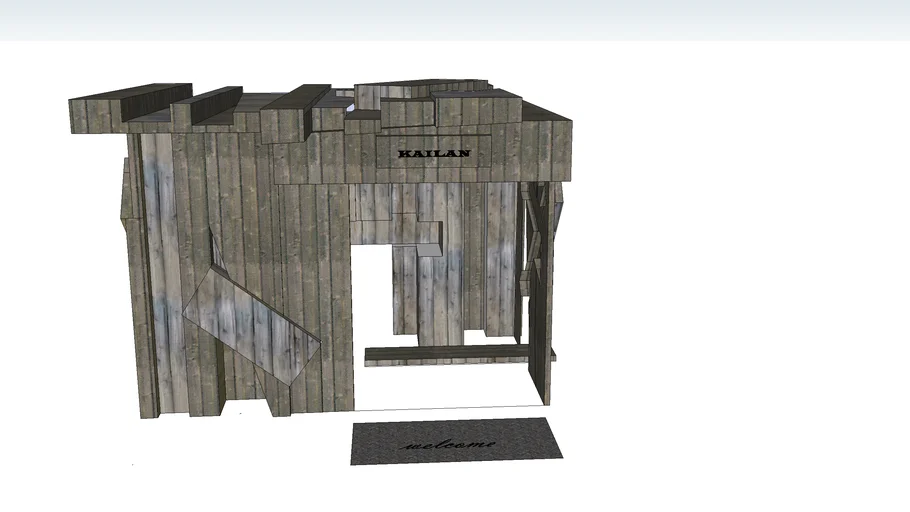 old wooden shack