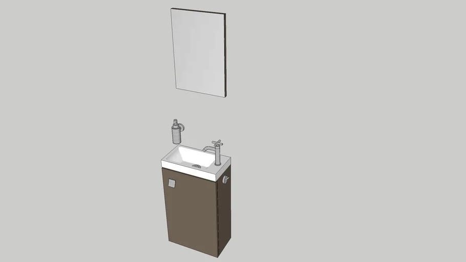 Leroy Merlin - Vasque WC Miroir