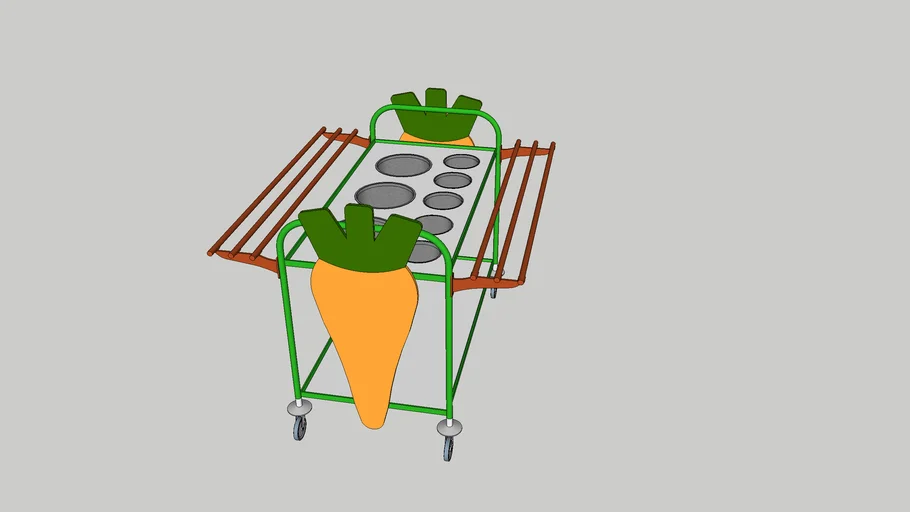 Norseman Salad Trolley 1