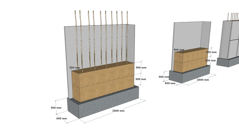 Model Rammed Earth