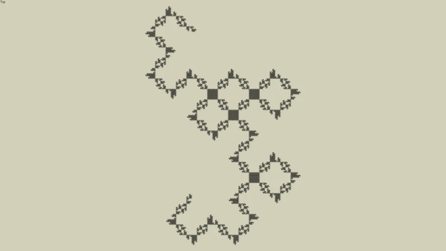 Dragon fractal | 3D Warehouse