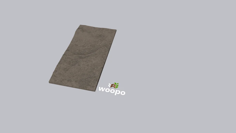 Pedra leve PU cor cinza 1,20x60