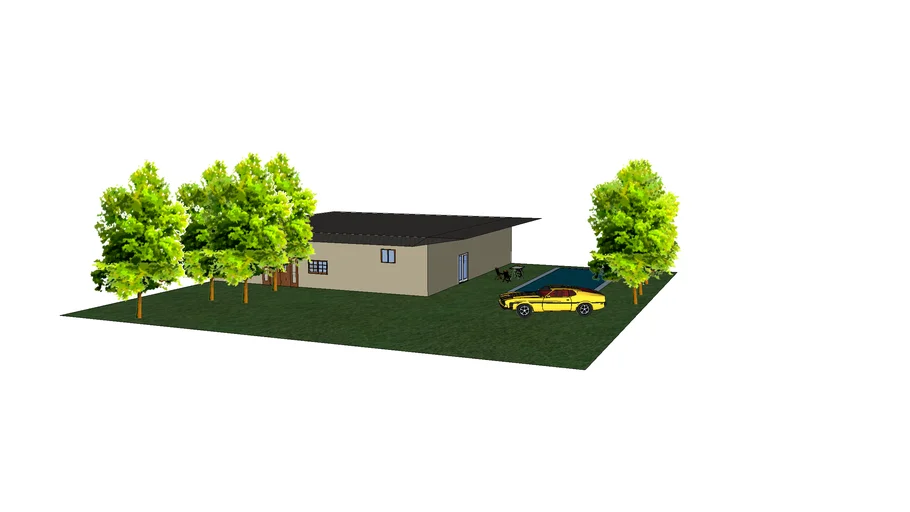 casa con piscina