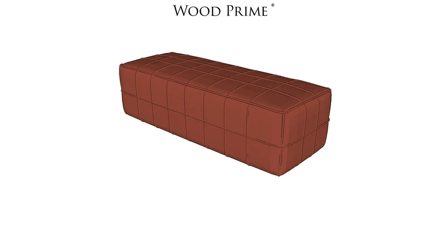 Puff Madri Matelassê - Wood Prime